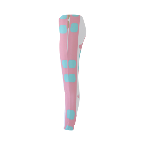 Leggings -pastel stripes with dots Cassandra Women's Leggings (Model L01)