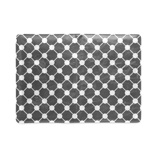 Charcoal Trellis Dots Custom NoteBook A5