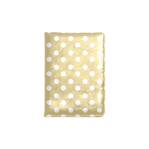 Light Olive Polka Dots Custom NoteBook A5
