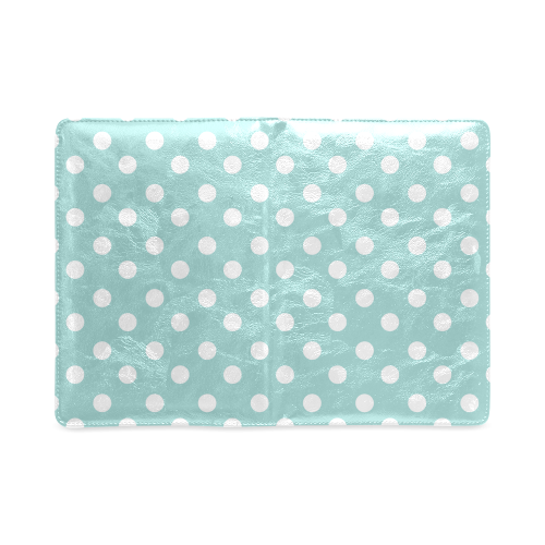 Light Blue Polka Dots Custom NoteBook A5