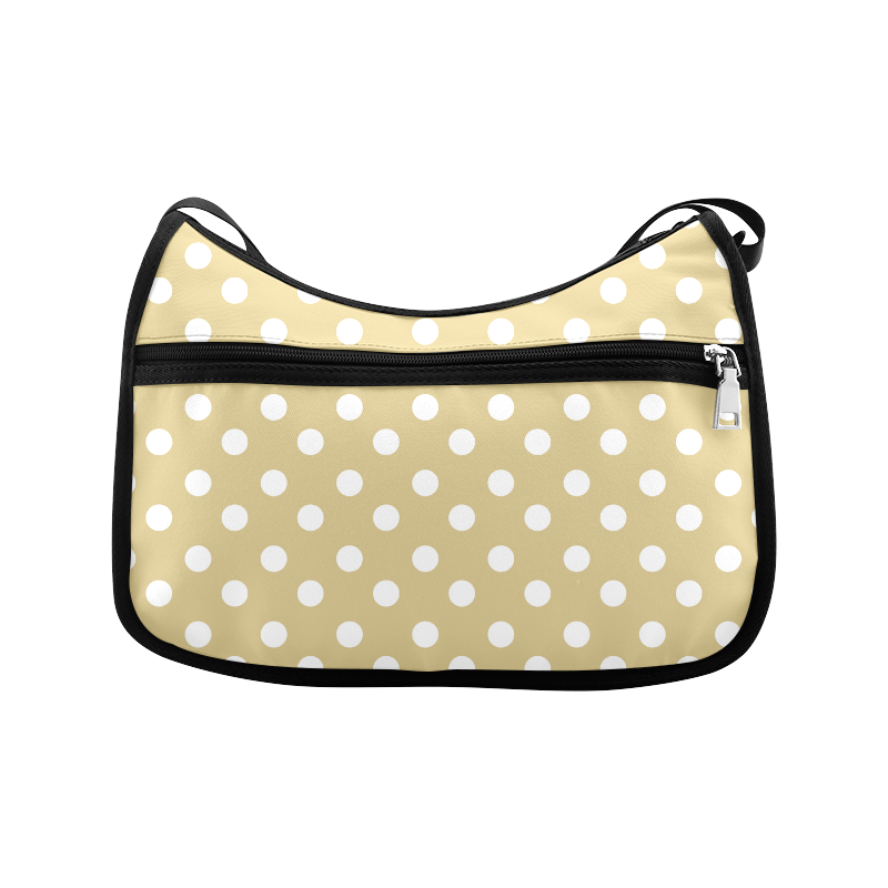 Light Olive Polka Dots Crossbody Bags (Model 1616)