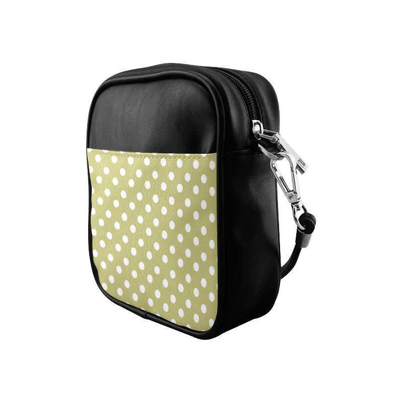 Olive Polka Dots Sling Bag (Model 1627)