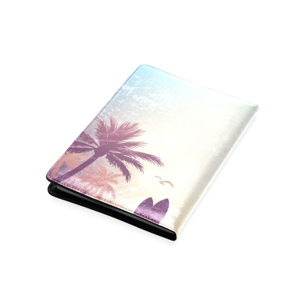 Tropical Summer Landscape Custom NoteBook A5