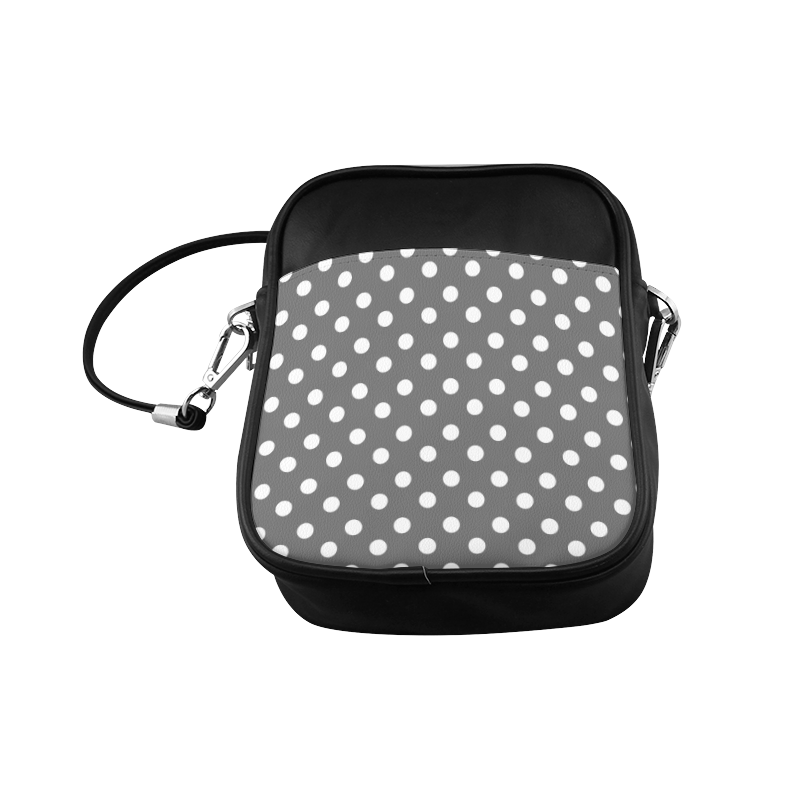 Gray Polka Dots Sling Bag (Model 1627)
