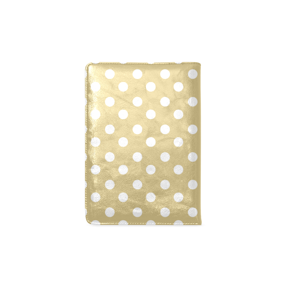 Light Olive Polka Dots Custom NoteBook A5
