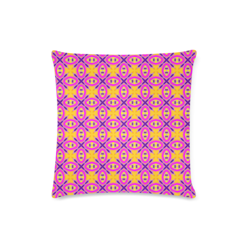 Chic Pink Pattern Custom Zippered Pillow Case 16"x16" (one side)
