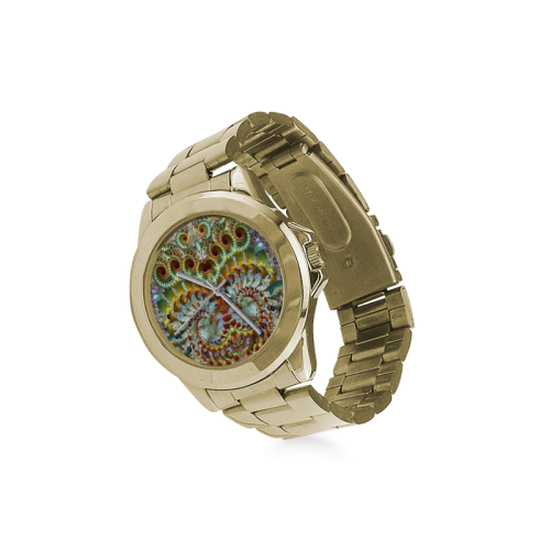 Fractal Burn Custom Gilt Watch(Model 101)
