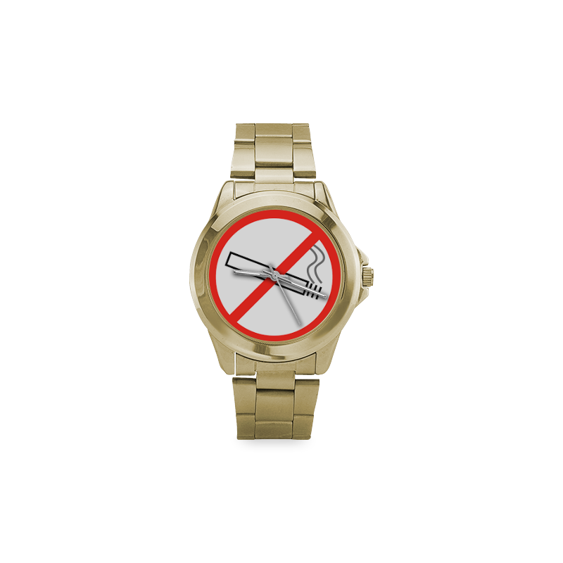 NO SMOKING Custom Gilt Watch(Model 101)