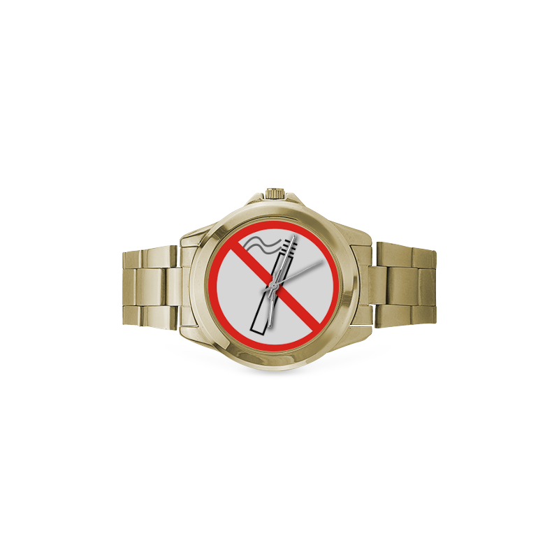 NO SMOKING Custom Gilt Watch(Model 101)