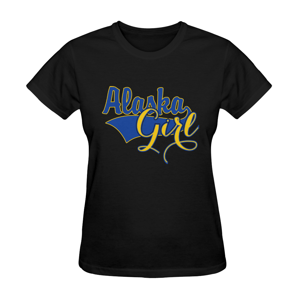 Alaska Girl Sunny Women's T-shirt (Model T05)