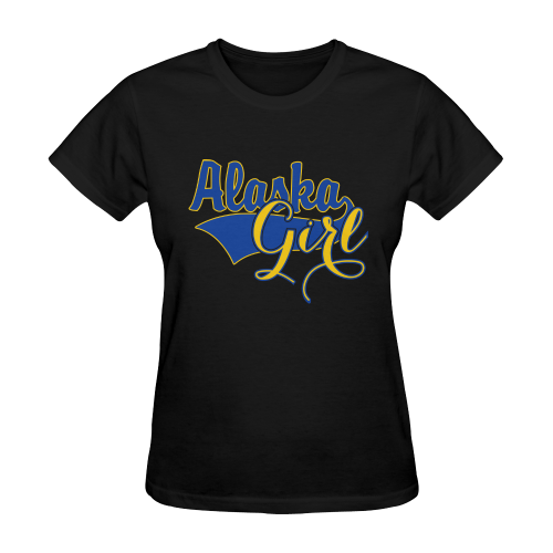 Alaska Girl Sunny Women's T-shirt (Model T05)