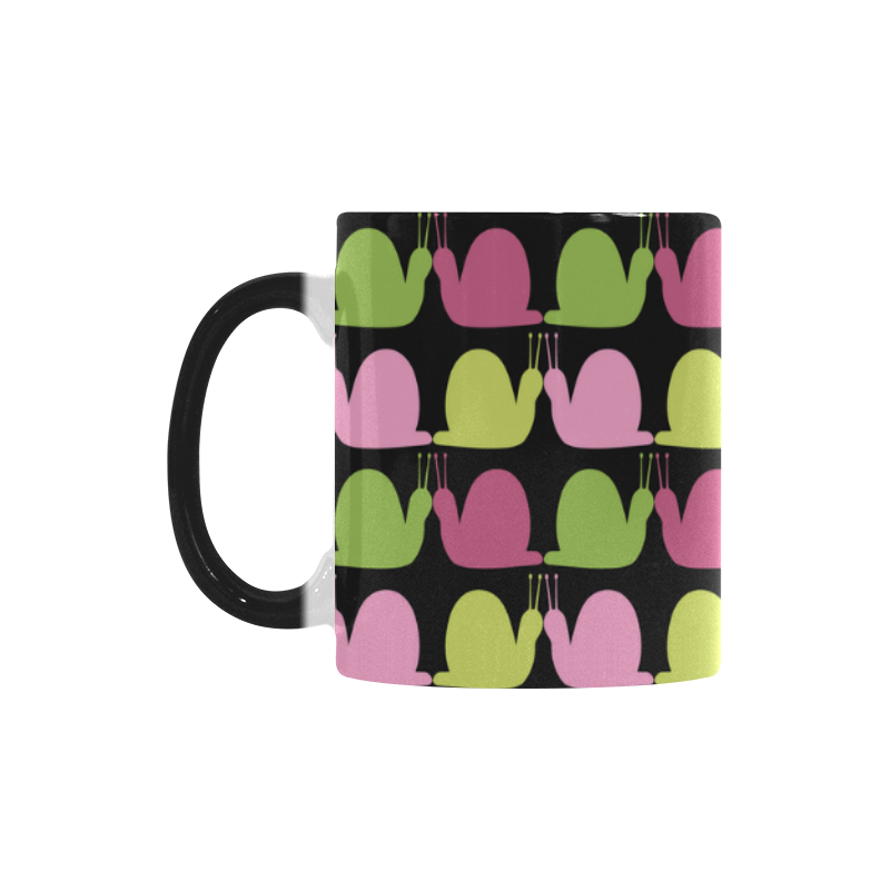 Whimsical Pastel Snails Pattern Custom Morphing Mug