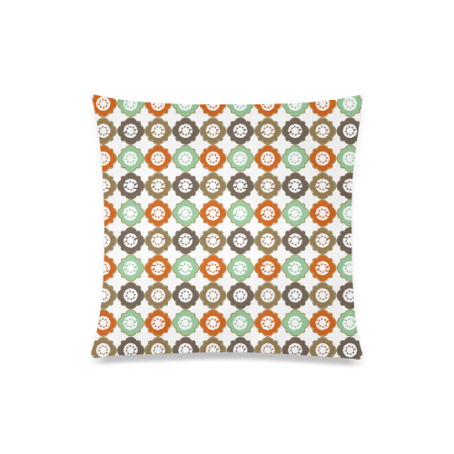 Decorative Quatrefoil Pattern Custom Zippered Pillow Case 20"x20"(One Side)