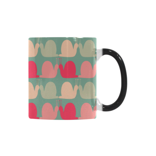 Colorful Snails Pattern Custom Morphing Mug