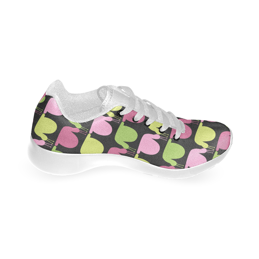 Whimsical Pastel Snails Pattern Men’s Running Shoes (Model 020)