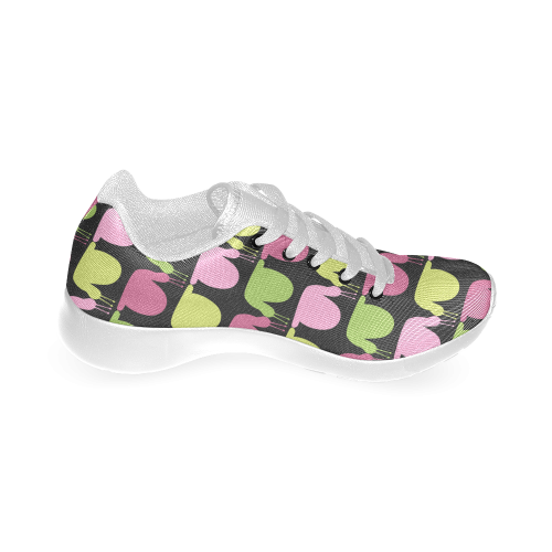 Whimsical Pastel Snails Pattern Men’s Running Shoes (Model 020)