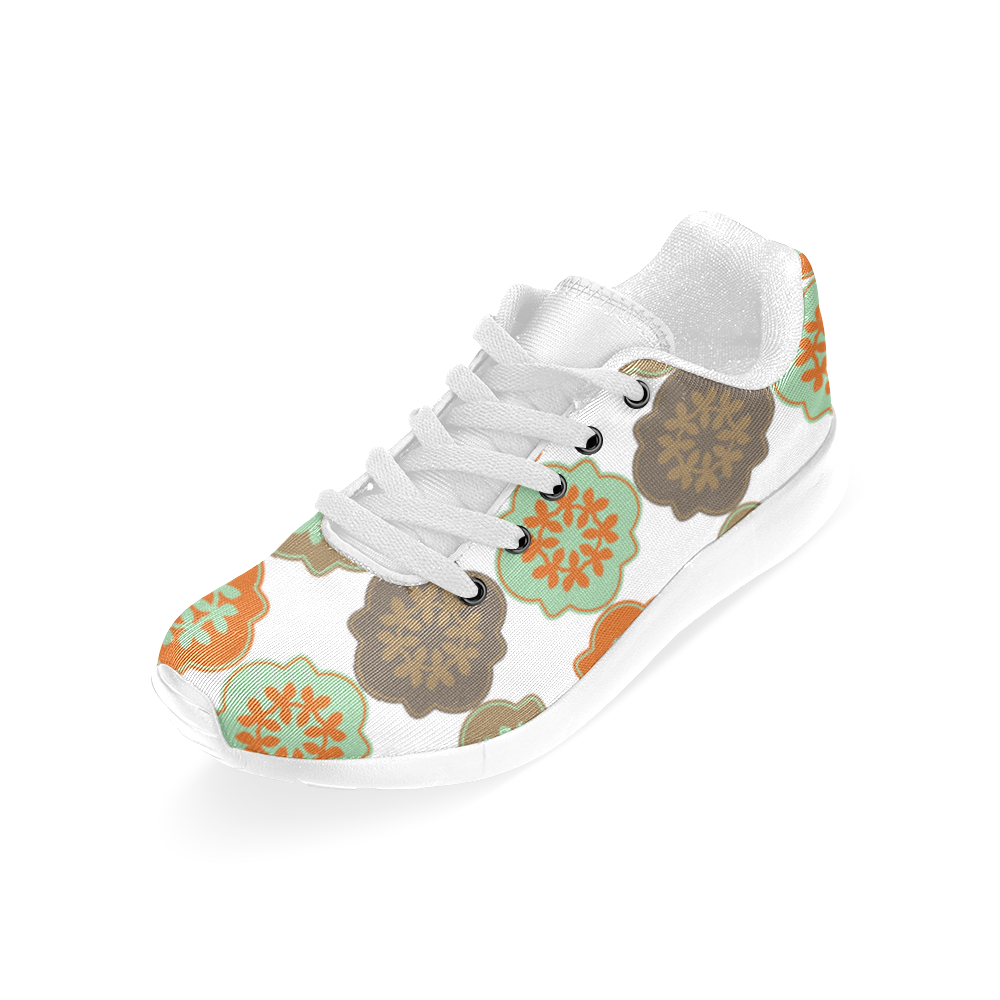Decorative Quatrefoil Moroccan Trellis Men’s Running Shoes (Model 020)