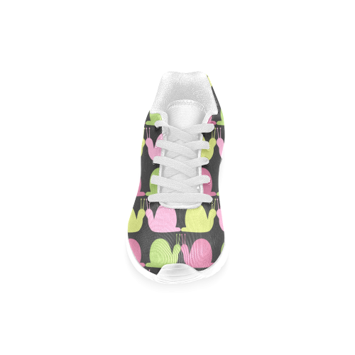 Whimsical Pastel Snails Pattern Men’s Running Shoes (Model 020)