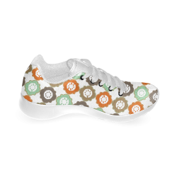 Decorative Quatrefoil Pattern Men’s Running Shoes (Model 020)