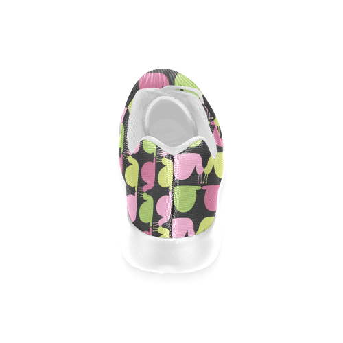 Whimsical Pastel Snails Pattern Men’s Running Shoes (Model 020)