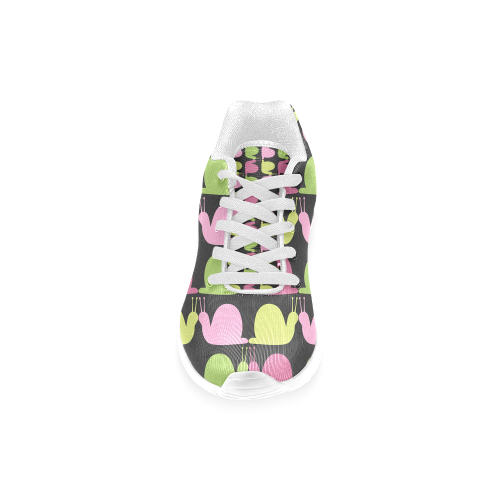 Whimsical Pastel Snails Pattern Women’s Running Shoes (Model 020)