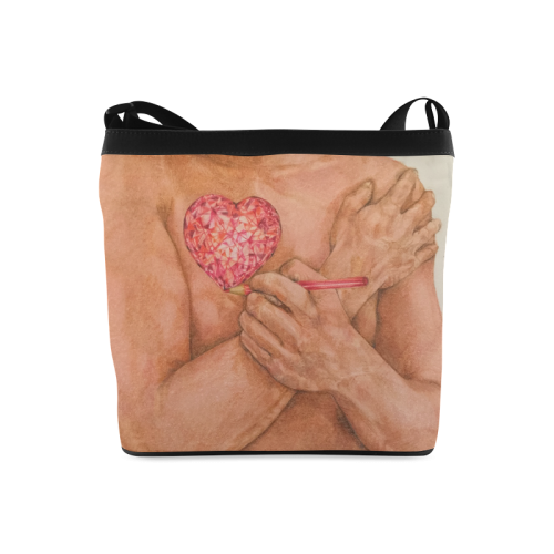 Embrace Love Drawing Crossbody Bags (Model 1613)