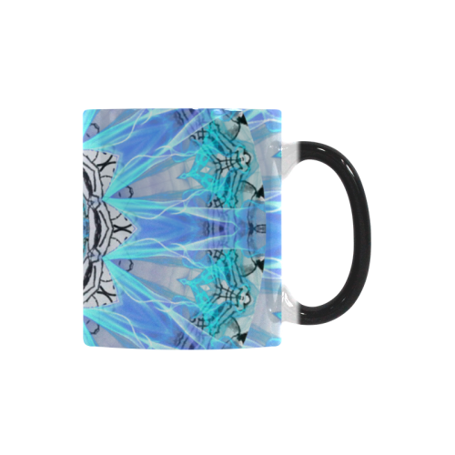 Sapphire Ice Flame Light Custom Morphing Mug