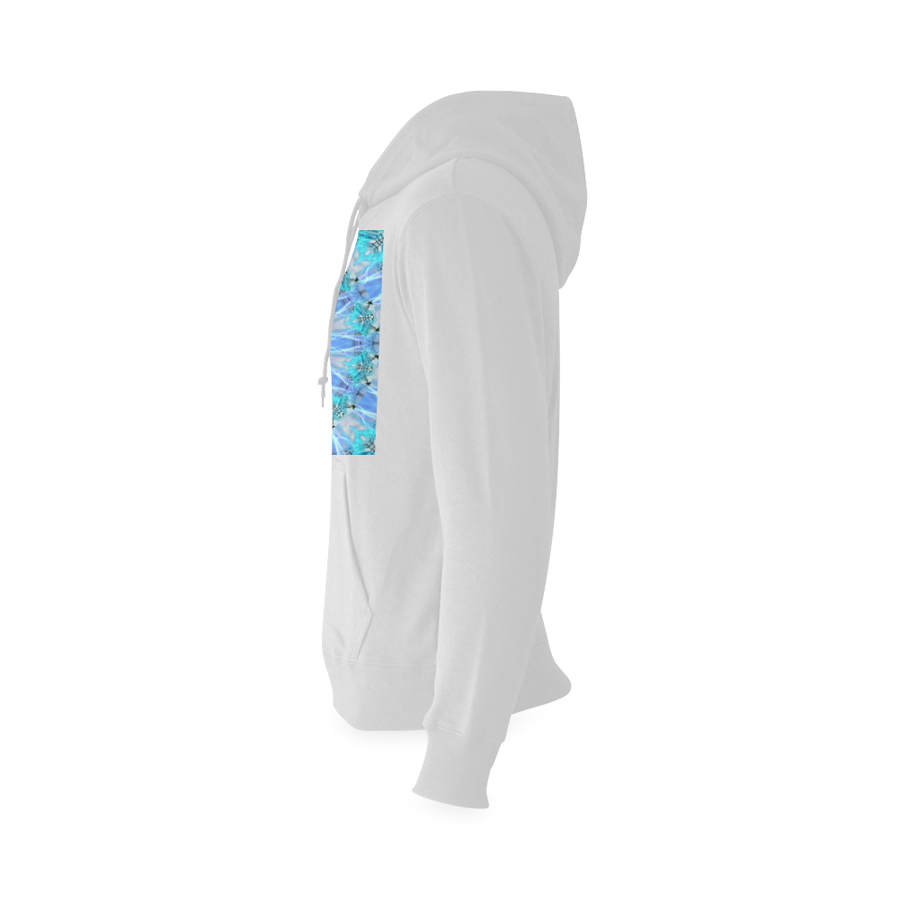 Sapphire Ice Flame Light Oceanus Hoodie Sweatshirt (Model H03)