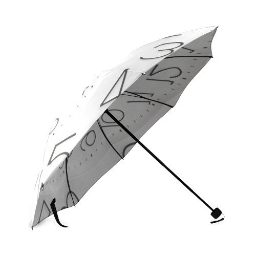 Time Clock Droste Spiral Foldable Umbrella (Model U01)