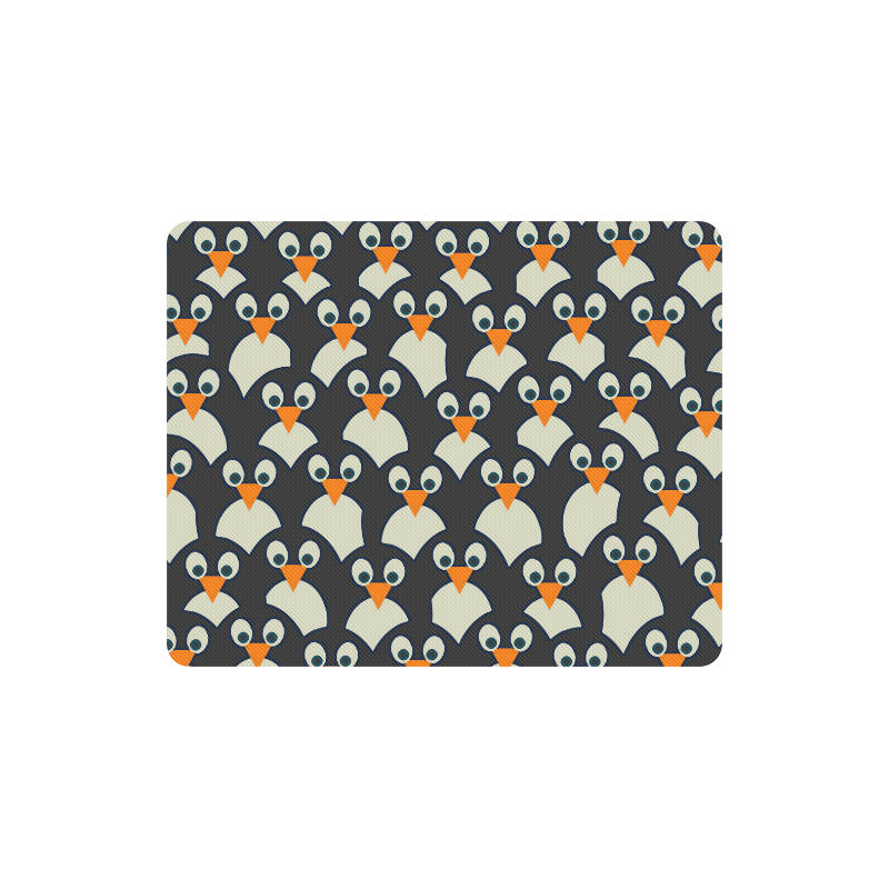 Penguin Pile-Up Rectangle Mousepad