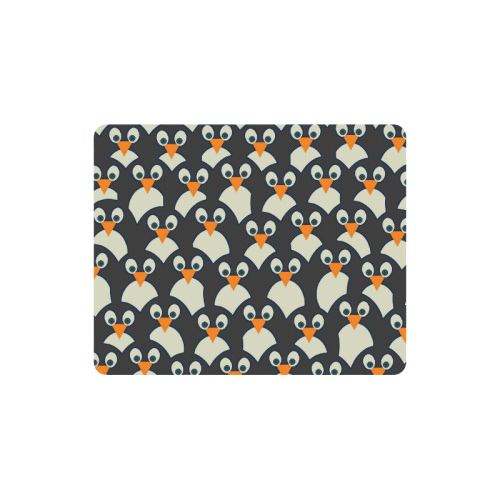 Penguin Pile-Up Rectangle Mousepad