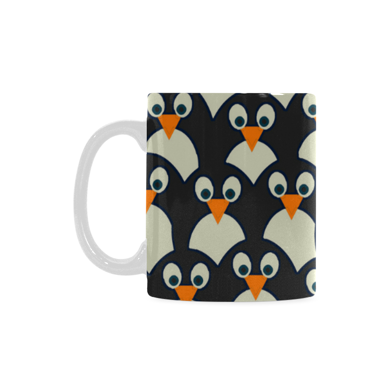 Penguin Pile-Up White Mug(11OZ)