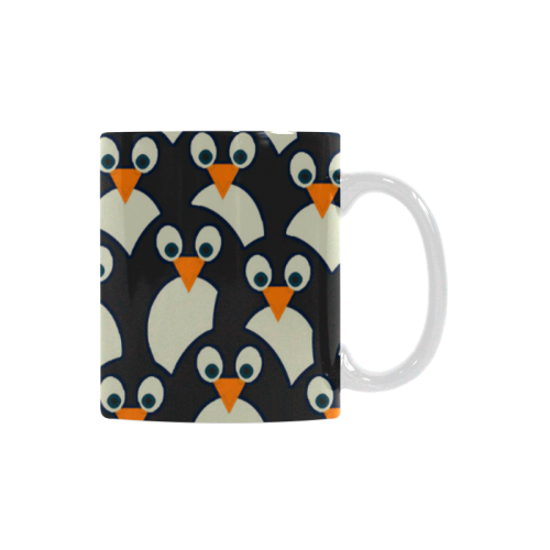 Penguin Pile-Up White Mug(11OZ)