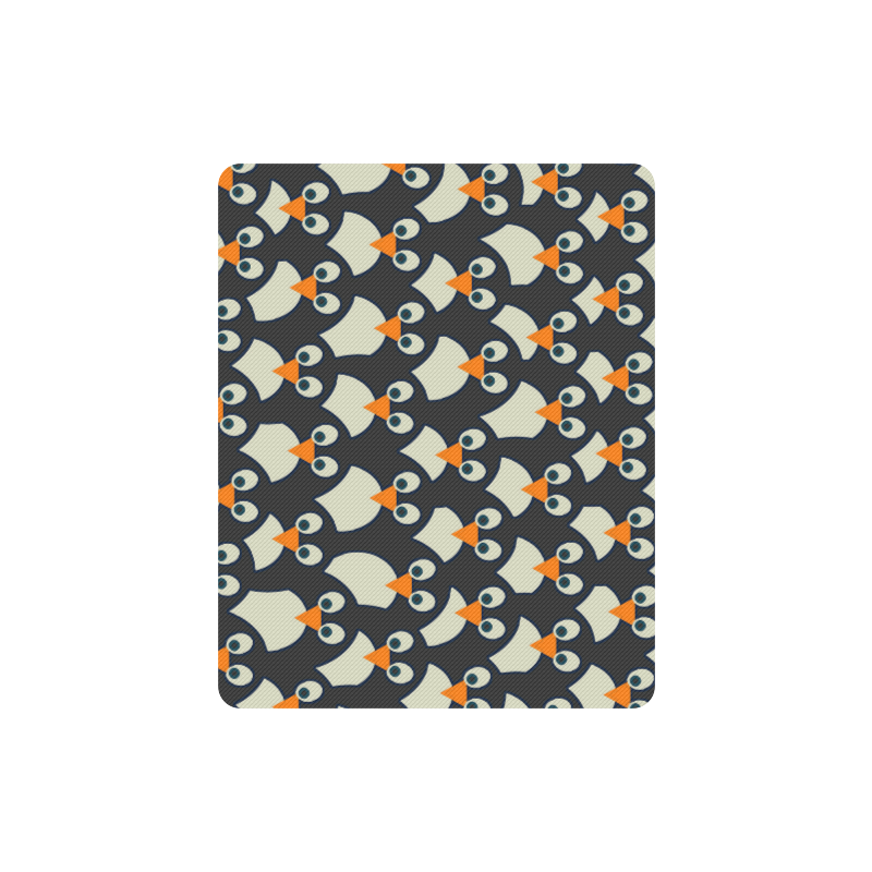 Penguin Pile-Up Rectangle Mousepad