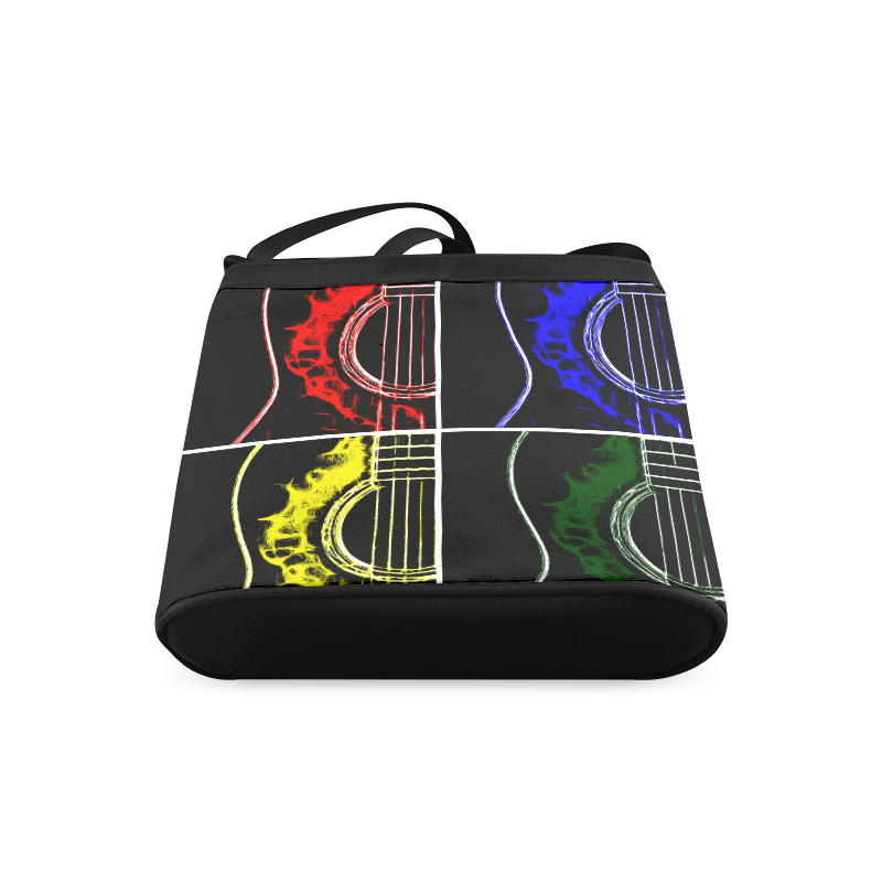 Pop Art Guitars Crossbody Bags (Model 1613)