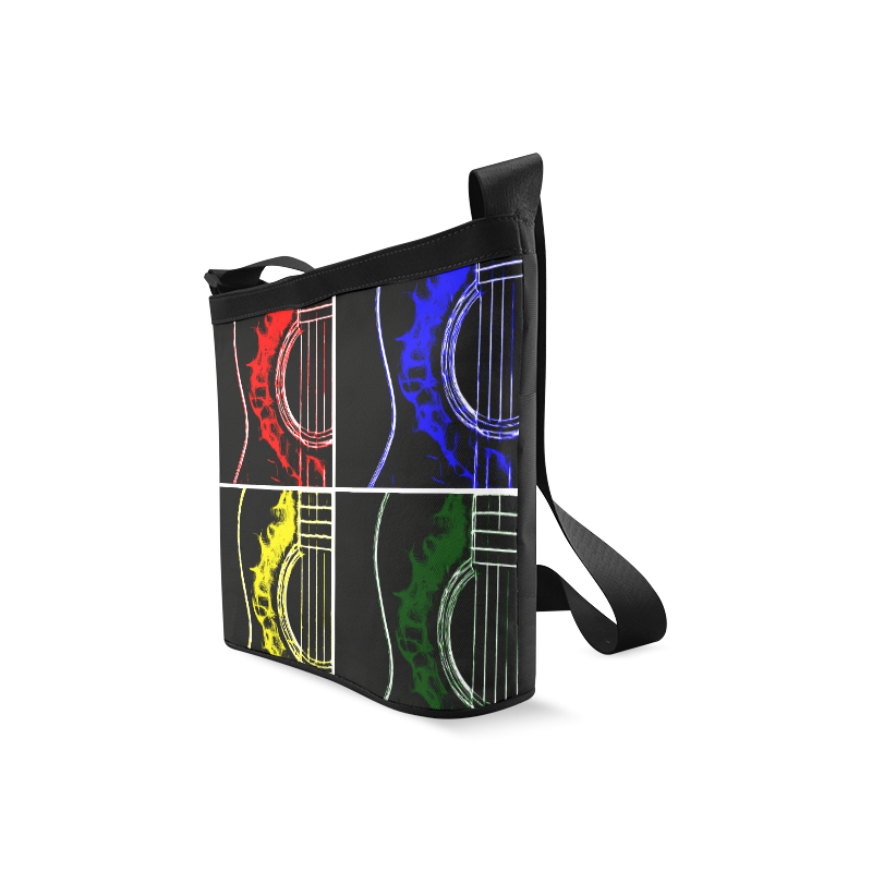 Pop Art Guitars Crossbody Bags (Model 1613)