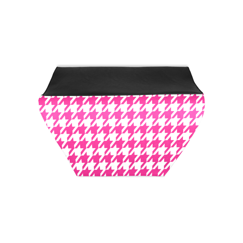 hot pink  and white houndstooth classic pattern Clutch Bag (Model 1630)