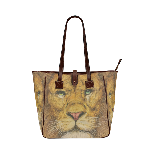 Regal Lion Drawing Classic Tote Bag (Model 1644)