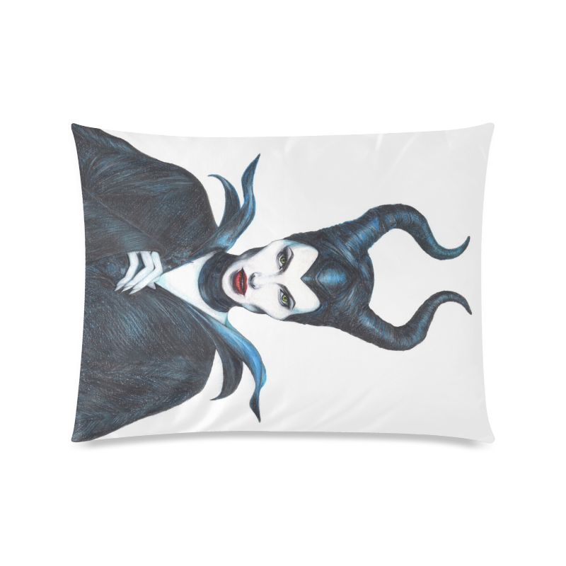 Maleficent Drawing Custom Picture Pillow Case 20"x26" (one side)