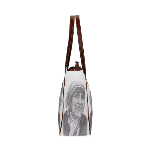 Mother Theresa Drawing Classic Tote Bag (Model 1644)