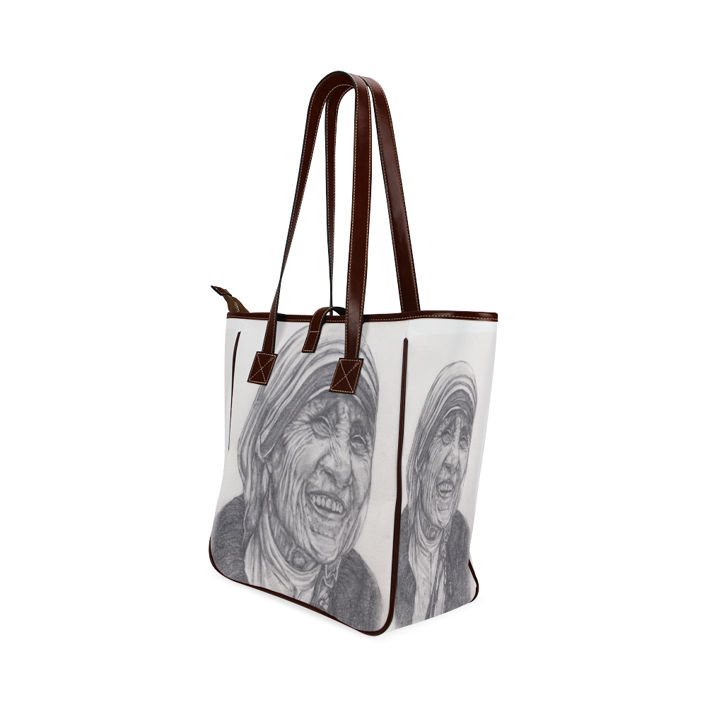 Mother Theresa Drawing Classic Tote Bag (Model 1644)