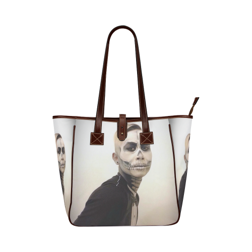 Skull And Tux Photograph Classic Tote Bag (Model 1644)