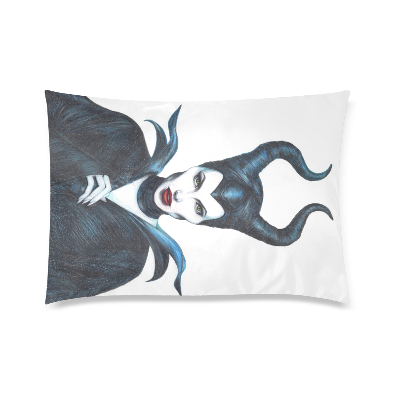 Maleficent Drawing Custom Zippered Pillow Case 20"x30" (one side)