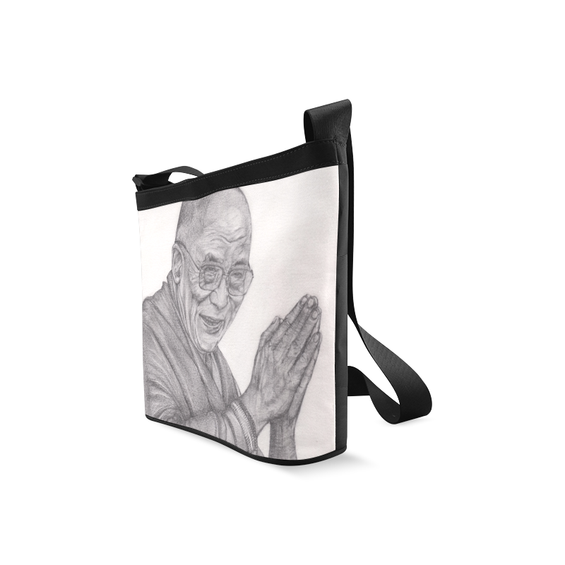 Dalai Lama Tenzin Gaytso Drawing Crossbody Bags (Model 1613)