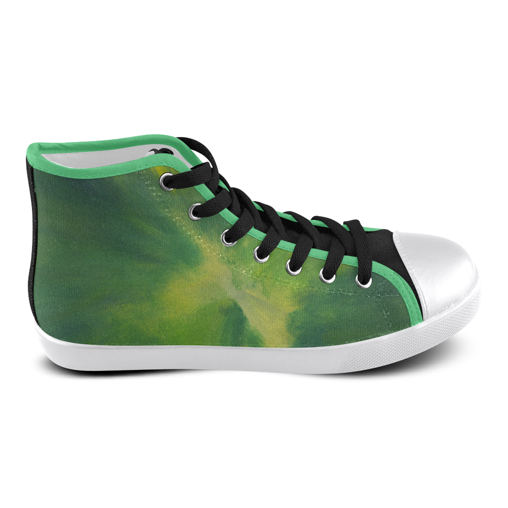 Ludicrous Speed Men's High Top Canvas Shoes (Model 002)