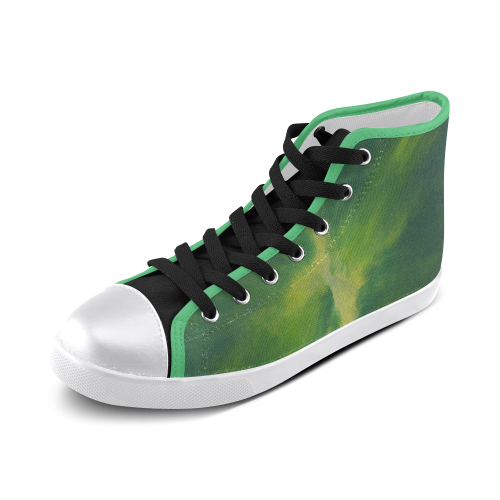 Ludicrous Speed Men's High Top Canvas Shoes (Model 002)