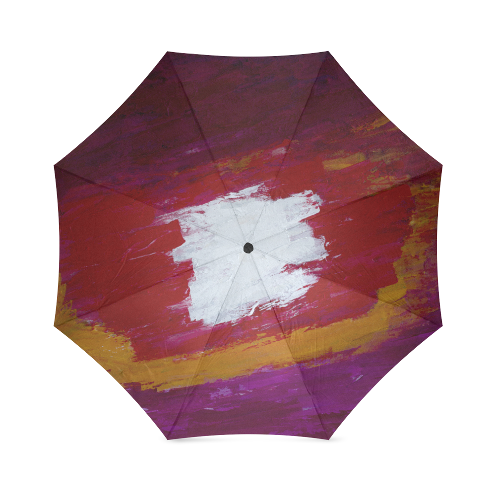 A crunchy white blob and other colors Foldable Umbrella (Model U01)