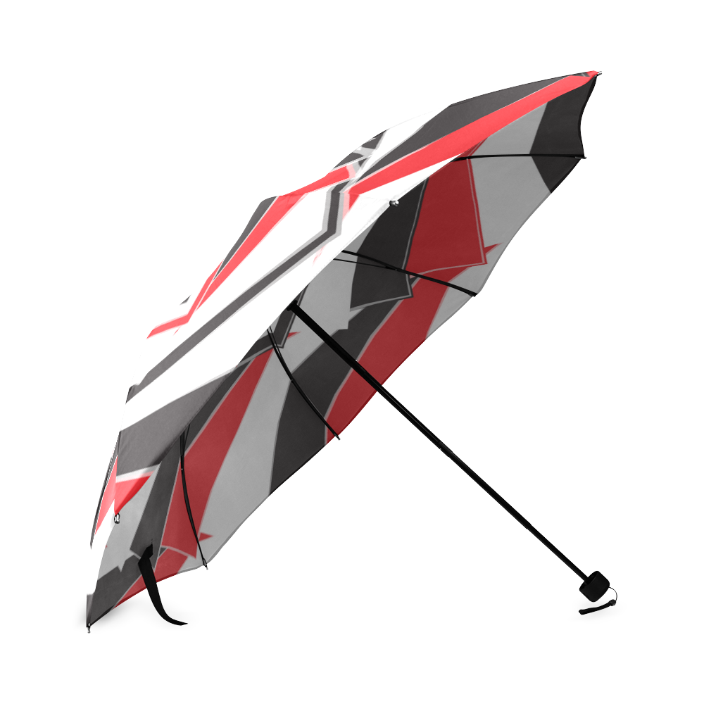 A red point of view Foldable Umbrella (Model U01)