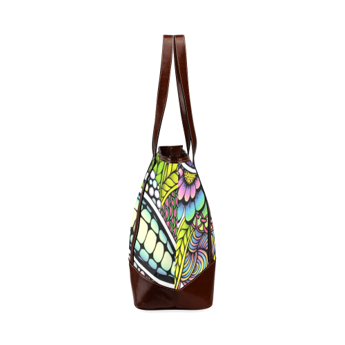 Bright fantasy flower in bright colors Tote Handbag (Model 1642)