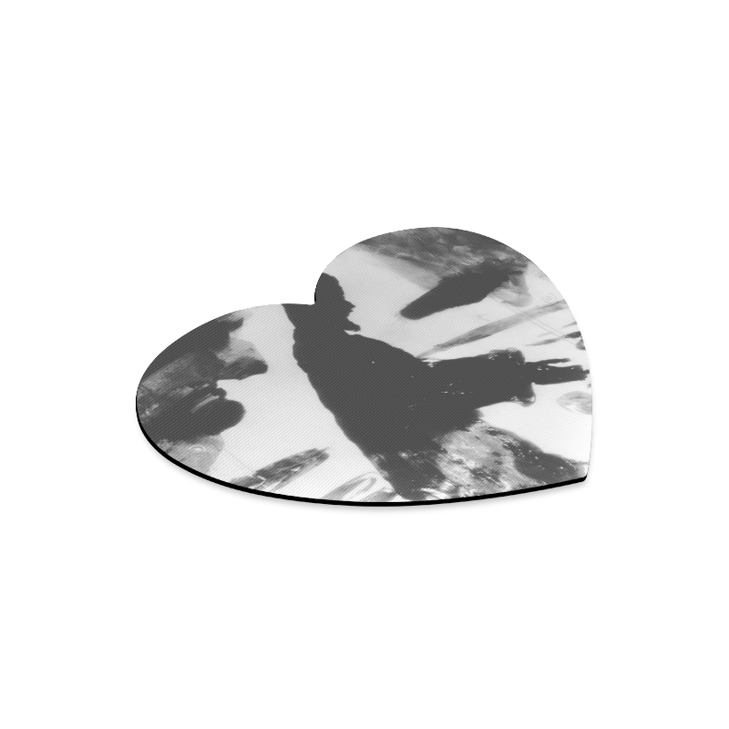 Jesus Heart-shaped Mousepad